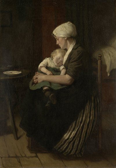 Cullato nel sonno da David Adolph Constant Artz