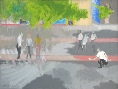 Giocando a bocce a St Jean da David Alan Redpath Michie