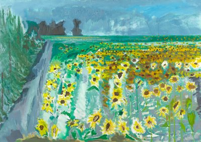 Girasoli e Mistral, 2002 da David Alan Redpath Michie