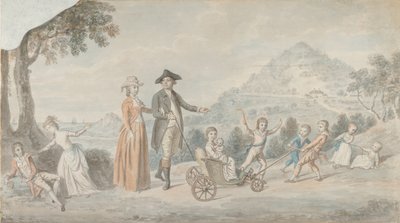 La famiglia di Sir James Hunter Blair, 1° Barone da David Allan