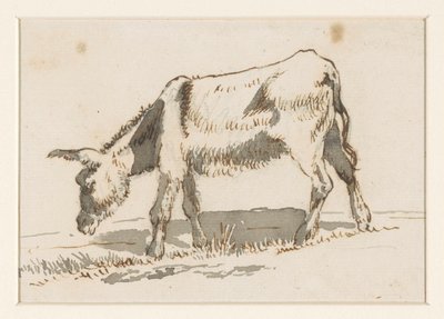 Asino al Pascolo, da Sinistra da David Alphonse de Sandoz Rollin