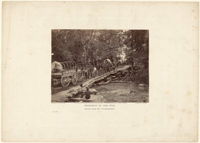 Ponte militare sul Chickahominy da David B. Woodbury