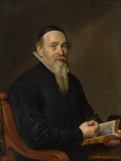 Ritratto di un Uomo, Possibilmente un Botanico da David Bailly