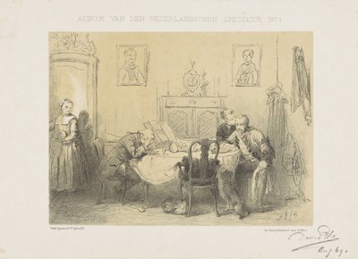 La sedia vuota Album del Nederlanschen Spectator da David Bles