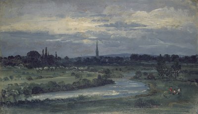 Vista dalla Casa di Pugin vicino a Salisbury da David Charles Read