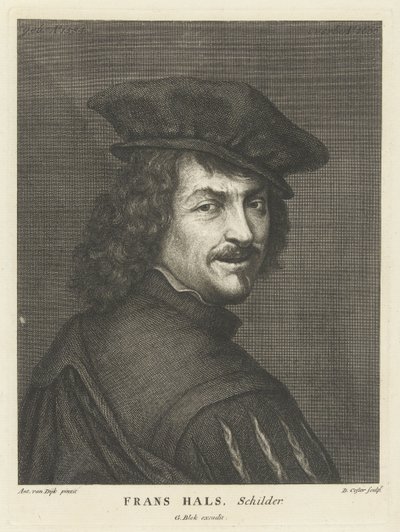 Ritratto del pittore Frans Hals da David Coster