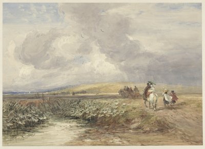 Paesaggio con viaggiatori da David Cox (I)