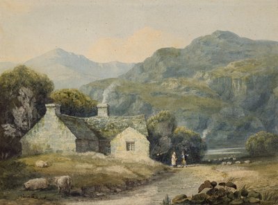 Una fattoria a Llanberis, Galles del Nord da David Cox