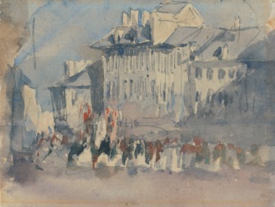 Una processione religiosa da David Cox