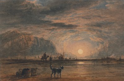 Scena di spiaggia - Alba da David Cox