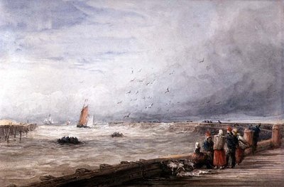 Molo di Calais da David Cox