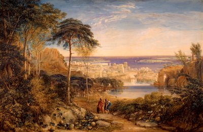 Cartagine: Enea e Acate da David Cox