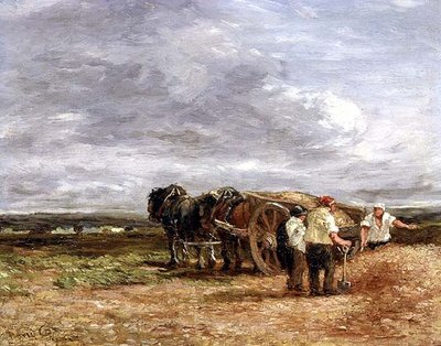 Trasporto di ghiaia da David Cox