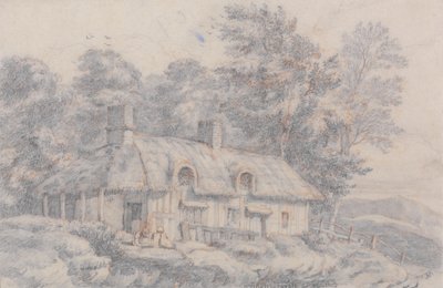 Cottage in Herefordshire, c.1820 da David Cox
