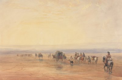 Attraversare le sabbie di Lancaster da David Cox