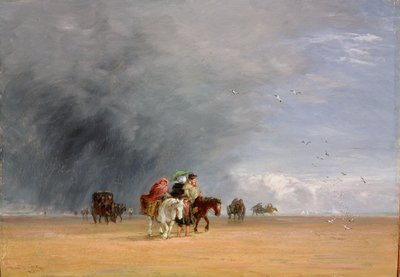 Attraversando le sabbie, 1848 da David Cox