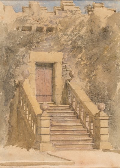 Porta a Haddon Hall da David Cox