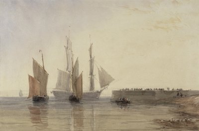 Ingresso al Porto di Calais da David Cox