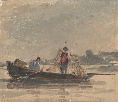 Pescatori che Tirano una Rete da David Cox