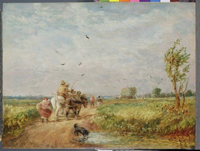 Andando al campo di fieno da David Cox