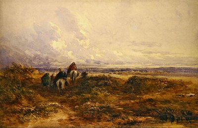 Zingari che Attraversano una Brughiera da David Cox