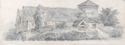 Llanfair Church, Galles settentrionale per A Treatise on Landscape Painting and Effect in Water Colours (Trattato sulla pittura di paesaggio e sull