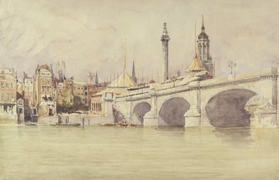 Ponte di Londra da David Cox