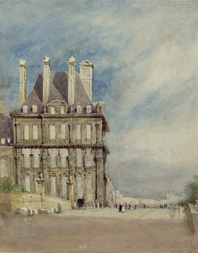 Pavillon de Flore, Tuileries, Parigi da David Cox
