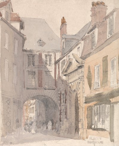 Place St. Barthélemy, Rouen da David Cox