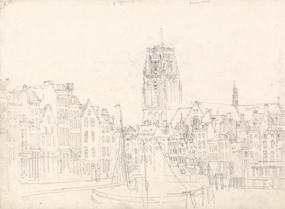 Rotterdam: La chiesa di San Lorenzo da David Cox