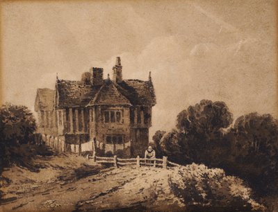 Studio di una vecchia casa da David Cox