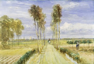Il Viale dei Pioppi da David Cox