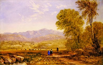 Vista di Snowdon, Capel Curig da David Cox