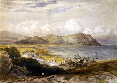 Veduta di un porto da David Cox