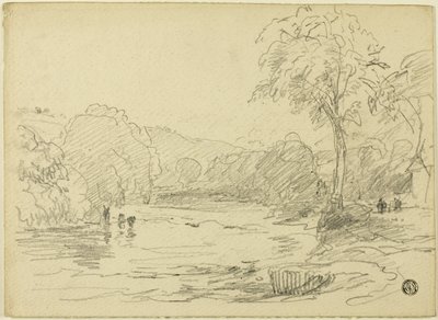 Scena del fiume da David Cox the elder