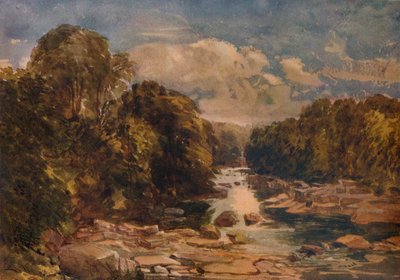 Rokeby sul Tees, c1841 da David Cox the elder