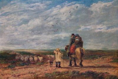 Il bivio, 1850 da David Cox the elder