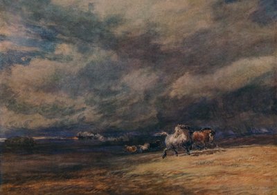 Il treno notturno, 1849 da David Cox the elder