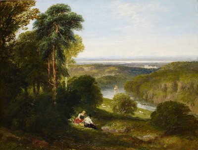 Il Wyndcliffe, fiume Wye da David Cox the elder