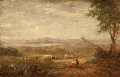 Vista vicino a Lancaster da David Cox the elder
