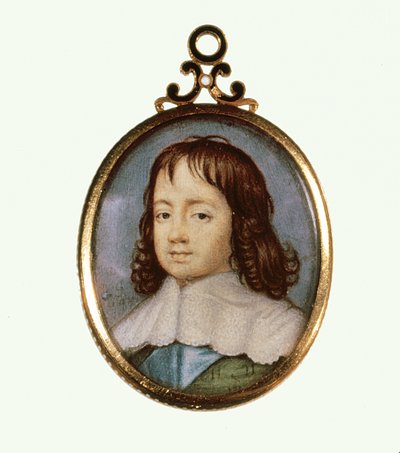 Carlo II da bambino da David Des Granges