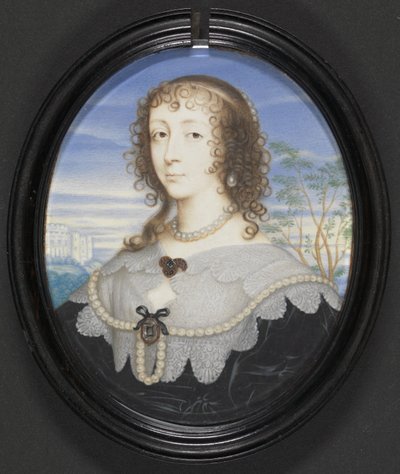 Regina Enrichetta Maria (1609-69) da David Des Granges