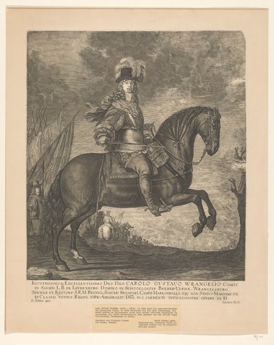 Illustrissimo & Excellentissimo Dmo. Dno. Carolo Gustavo Wrangelio da David Ehrenstrahl