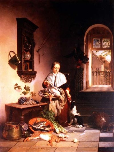 In cucina da David Emil Joseph de Noter