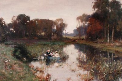 La festa in barca, 1894 da David Farquharson