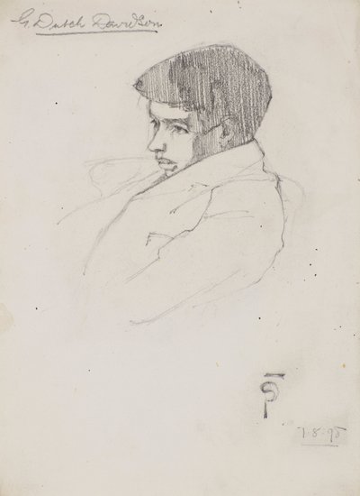 Ritratto di George Dutch Davidson da David Foggie