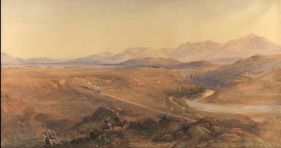Un treno a vapore sulla ferrovia ottomana da David Hall McKewan