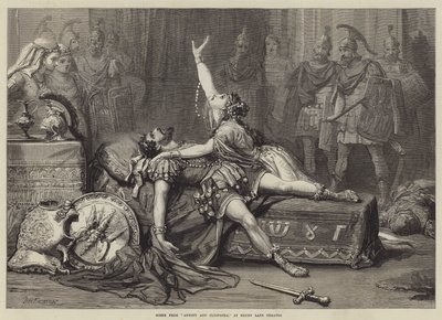 Scena da Antonio e Cleopatra, al Drury Lane Theatre da David Henry Friston
