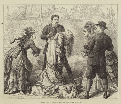 Scena da False Shame, al Globe Theatre da David Henry Friston