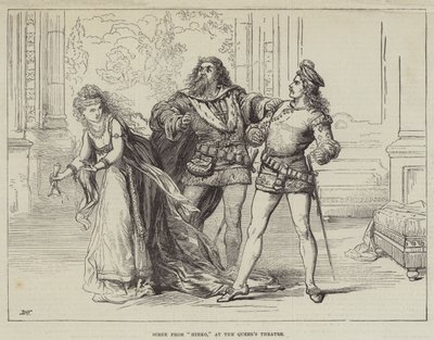 Scena da Hinko, al Queens Theatre da David Henry Friston